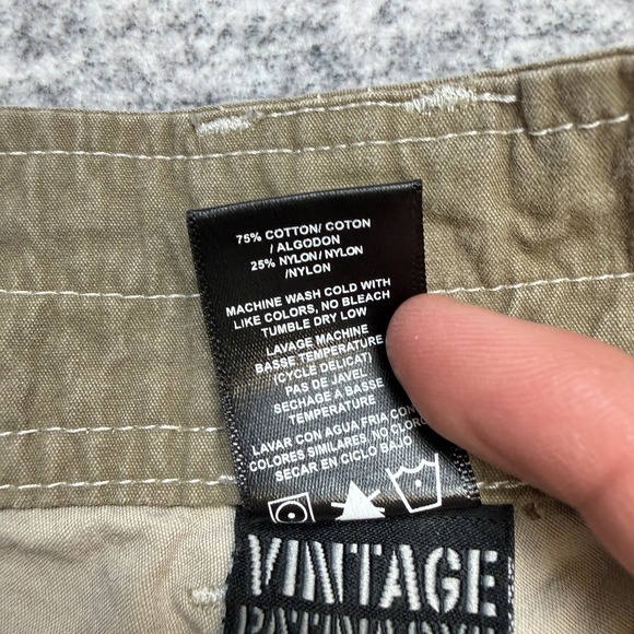 Kuhl Rambler Shorts Mens 30 Brown Vintage Patina Dye Canvas Cargo Hiking Travel - Picture 9 of 13